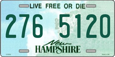 NH license plate 2765120