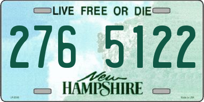 NH license plate 2765122