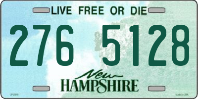 NH license plate 2765128