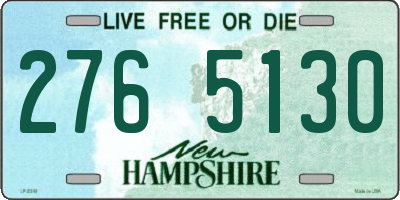 NH license plate 2765130