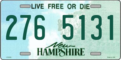 NH license plate 2765131