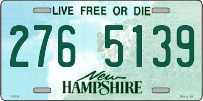 NH license plate 2765139