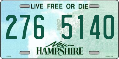 NH license plate 2765140
