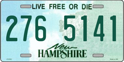 NH license plate 2765141