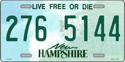 NH license plate 2765144