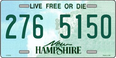 NH license plate 2765150