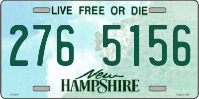 NH license plate 2765156
