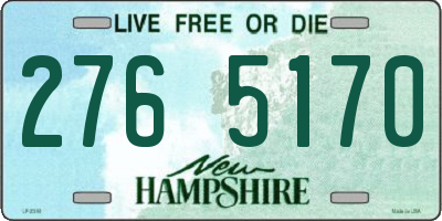 NH license plate 2765170