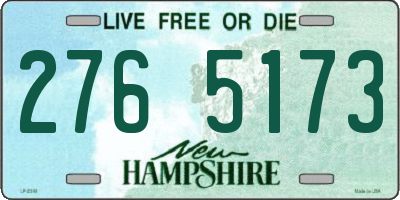 NH license plate 2765173