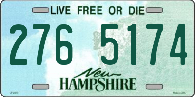 NH license plate 2765174