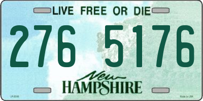 NH license plate 2765176