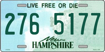 NH license plate 2765177