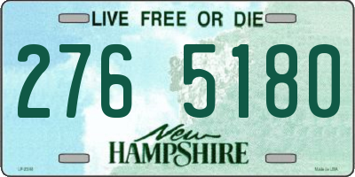 NH license plate 2765180