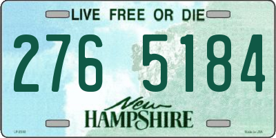 NH license plate 2765184