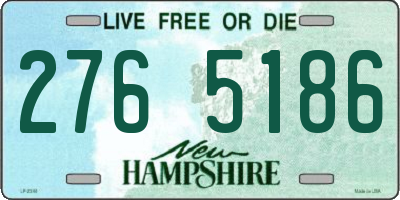 NH license plate 2765186
