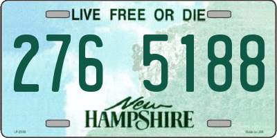 NH license plate 2765188