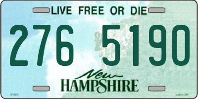 NH license plate 2765190