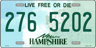 NH license plate 2765202