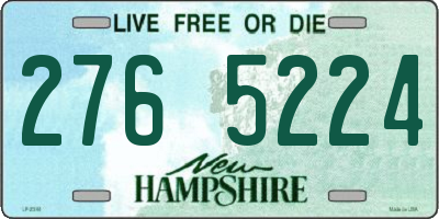 NH license plate 2765224