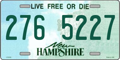 NH license plate 2765227