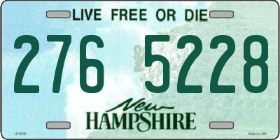 NH license plate 2765228