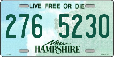 NH license plate 2765230