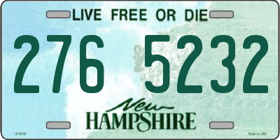 NH license plate 2765232