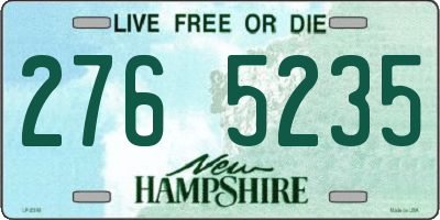 NH license plate 2765235