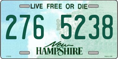 NH license plate 2765238
