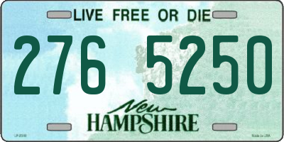 NH license plate 2765250