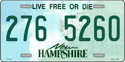 NH license plate 2765260