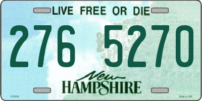 NH license plate 2765270