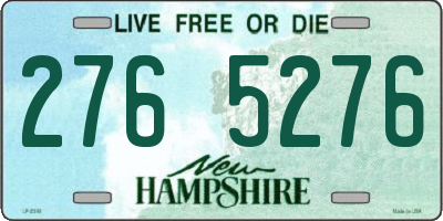 NH license plate 2765276