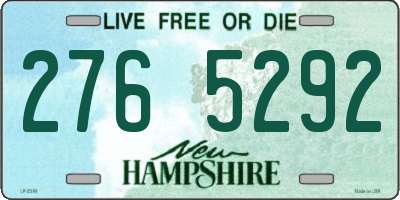 NH license plate 2765292