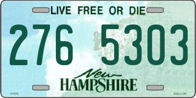 NH license plate 2765303