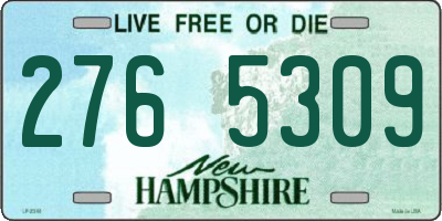 NH license plate 2765309