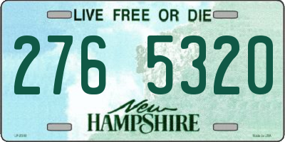 NH license plate 2765320