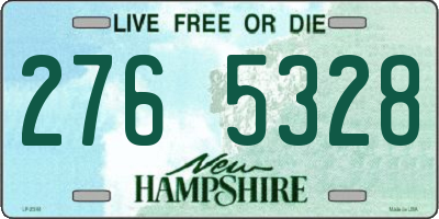 NH license plate 2765328