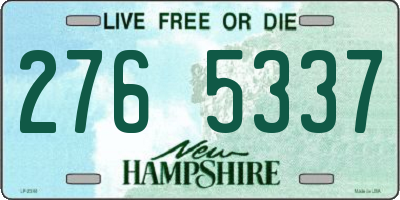 NH license plate 2765337