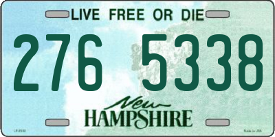 NH license plate 2765338