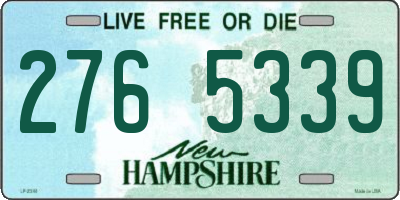 NH license plate 2765339