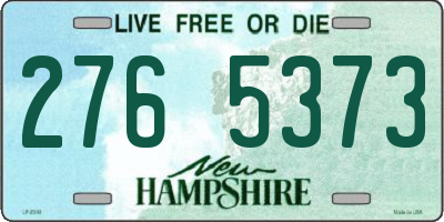 NH license plate 2765373