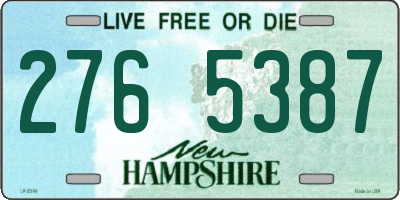 NH license plate 2765387