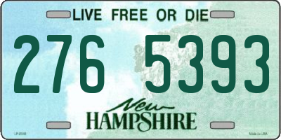 NH license plate 2765393