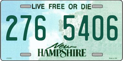 NH license plate 2765406