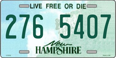 NH license plate 2765407