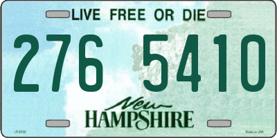 NH license plate 2765410