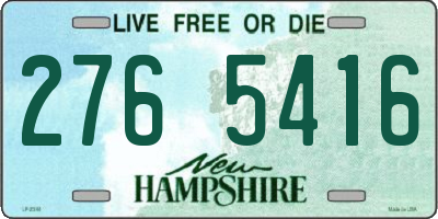 NH license plate 2765416