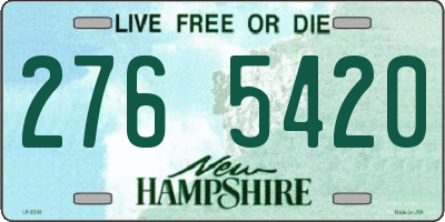 NH license plate 2765420