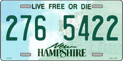 NH license plate 2765422
